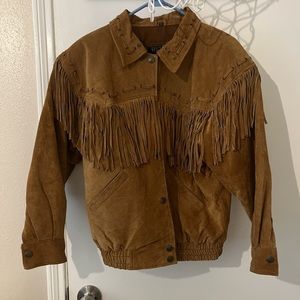 Vintage 70s Fringe Leather Jacket